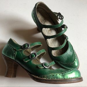 Neosens | Shoes | Neosens 3buckle Mary Janes With Rococo Heels | Poshmark